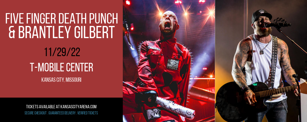 Five Finger Death Punch & Brantley Gilbert at T-Mobile Center